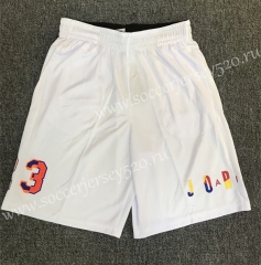 ZK708 White NBA Shorts