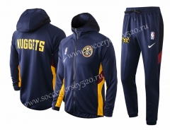 2020-2021 Denver Nuggets Royal Blue Jacket Uniform With Hat-815
