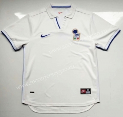 Retro Version 1998 Italy Away White Thailand Soccer Jersey AAA-912