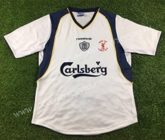 Retro Version 2001 Liverpool Away White Thailand Soccer Jersey AAA-503