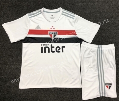 With Ad 2020-2021 Sao Paulo Away White Soccer Unifrom