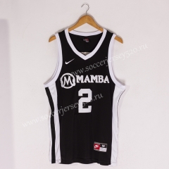 Black Mamba Black #2 Gianna NBA Jersey