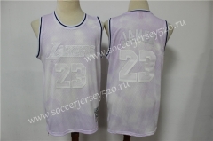 Los Angeles Lakers Light Purple #23 Differentiation Print Limited Edition NBA Jersey
