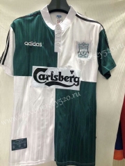 Retro Version 1995-1996 Liverpool White&GreenThailand Soccer Jersey AAA-905