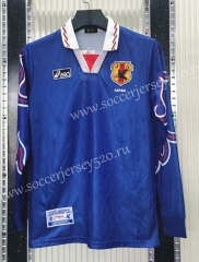 Retro Version 1996 Japan Home Blue Thailand Soccer Jersey AAA-C1046