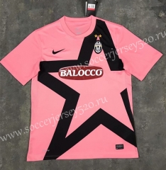 Retro Version 2011-2012 Juventus Pink Thailand Soccer Jersey AAA-SL