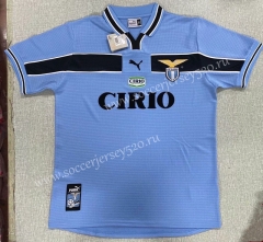 Retro Version 1998-2000 Lazio Home Blue Thailand Soccer Jersey AAA-C1046