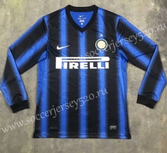 Retro Version 2010-2011 Inter Milan Home Blue&Black Thailand Soccer Jersey AAA-SL
