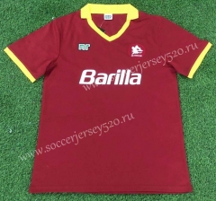 Retro Version 89-99 Roma Home Red Thailand Soccer Jersey AAA-503