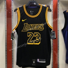Snakeskin Version Los Angeles Lakers Black #23 NBA Jersey-311