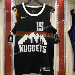 Denver Nuggets #15 Black NBA Jersey-311
