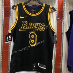 Snakeskin Version Los Angeles Lakers Black #9 NBA Jersey-311