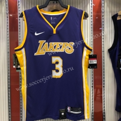 Los Angeles Lakers Purple #3 NBA Jersey-311