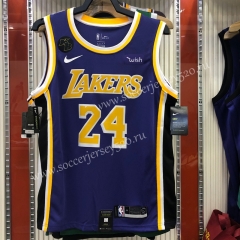 Los Angeles Lakers Purple #24 NBA Jersey-311