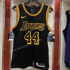 Snakeskin Version Los Angeles Lakers Black #44 NBA Jersey-311