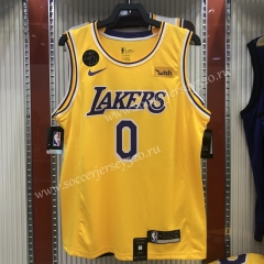 Los Angeles Lakers Yellow #0 NBA Jersey-311