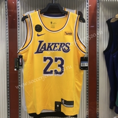 Los Angeles Lakers Yellow #23 NBA Jersey-311