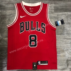 Chicago Bulls Red #8 NBA Jersey-311