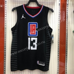 City Version Los Angeles Clippers Jordan #13 Black NBA Jersey-311