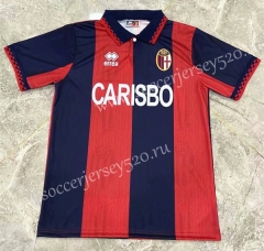 Retro Version 95 Bologna FC 1909 Red&Blue Thailand Soccer Jersey AAA-417