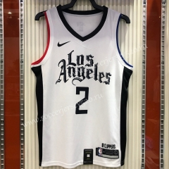 City Version Los Angeles Clippers #2 White NBA Jersey-311