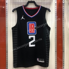 City Version Los Angeles Clippers Jordan #2 Black NBA Jersey-311