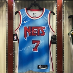 Retro Version Brooklyn Nets Blue #7 NBA Jersey-311
