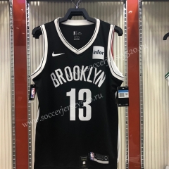 Brooklyn Nets Black #13 NBA Jersey-311