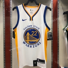 Golden State Warriors V-Collar White #22 NBA Jersey-311