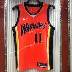 Golden State Warriors Orange #11 NBA Jersey-311