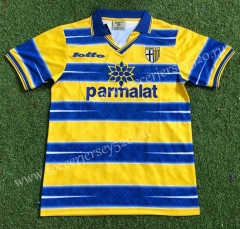 Retro Edition 98-99 Parma Calcio Away Blue&Yellow Thailand Soccer Jersey AAA-503