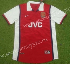 Retro Version 98-99 Arsenal Home Red Thailand Soccer Jersey AAA-503