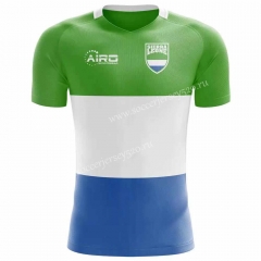 Concept Edition 2020-2021 S ierra Leone Green&White&Blue Thailand Rugby Jersey