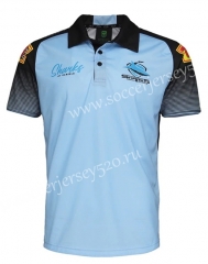 2020-2021 Shark Blue Rugby Shirt
