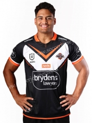 2020-2021 Wests Tigers Black Rugby Shirt