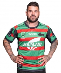 2020-2021 Rabbit Home Red&Green&Black Rugby Shirt