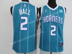 2020-2021 Charlotte Hornets Light Blue #2 NBA Jersey