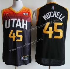 City Version 2020-2021 Utah Jazz Black #45 NBA Jersey