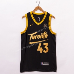 City Edition 2020-2021 Toronto Raptors Black #43 NBA Jersey