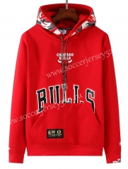 2020-2021 Chicago Bulls&Aape Red Thailand Soccer Tracksuit With Hat-LH