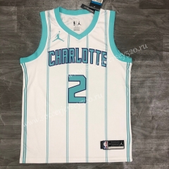 2020-2021 Charlotte Hornets White #2 NBA Jersey-311
