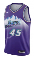 Retro Version 2020-2021 Utah Jazz Purple #45 NBA Jersey-311