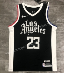City Version 2021-2022 Los Angeles Clippers #23 Black NBA Jersey-311