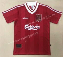 Retro Version 95-96 Liverpool Home Red Thailand Soccer Jersey AAA-908