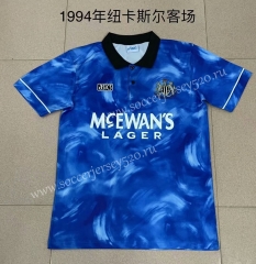 Retro Version 1994 Newcastle United Away Blue Thailand Soccer Jersey AAA-XY
