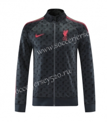 Fashion Version 2021-2022 Liverpool Gray Thailand Soccer Jacket-LH