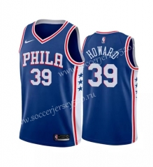 2021-2022 Philadelphia 76ers V-collar Blue #39 NBA Jersey-311