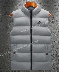 2021-2022 Adidas Gray Thailand Double-sided Vest-GDP