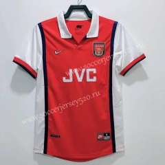 Retro Version 98-99 Arsenal Home Red Thailand Soccer Jersey AAA-811