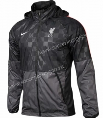 2021-2022 Liverpool Black Trench Coats With Hat-WD